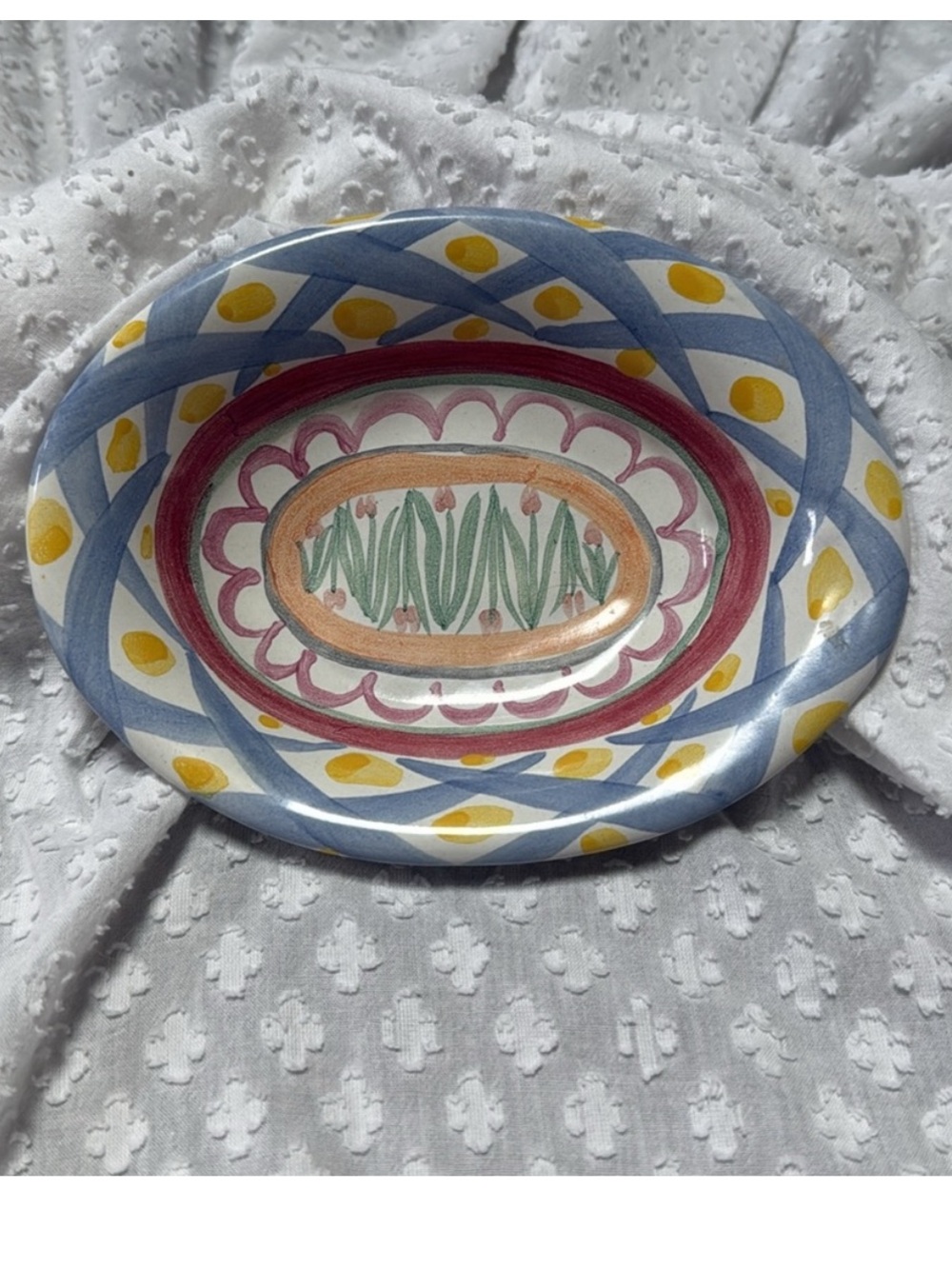 MacKenzie-Childs Aalsmeer Soap/Trinket Dish